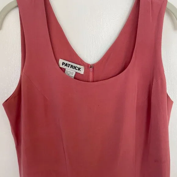 PATRICK Dusty Pink Silk Blazer + Dress Set – Women's Size 6 - Picture 8 of 14